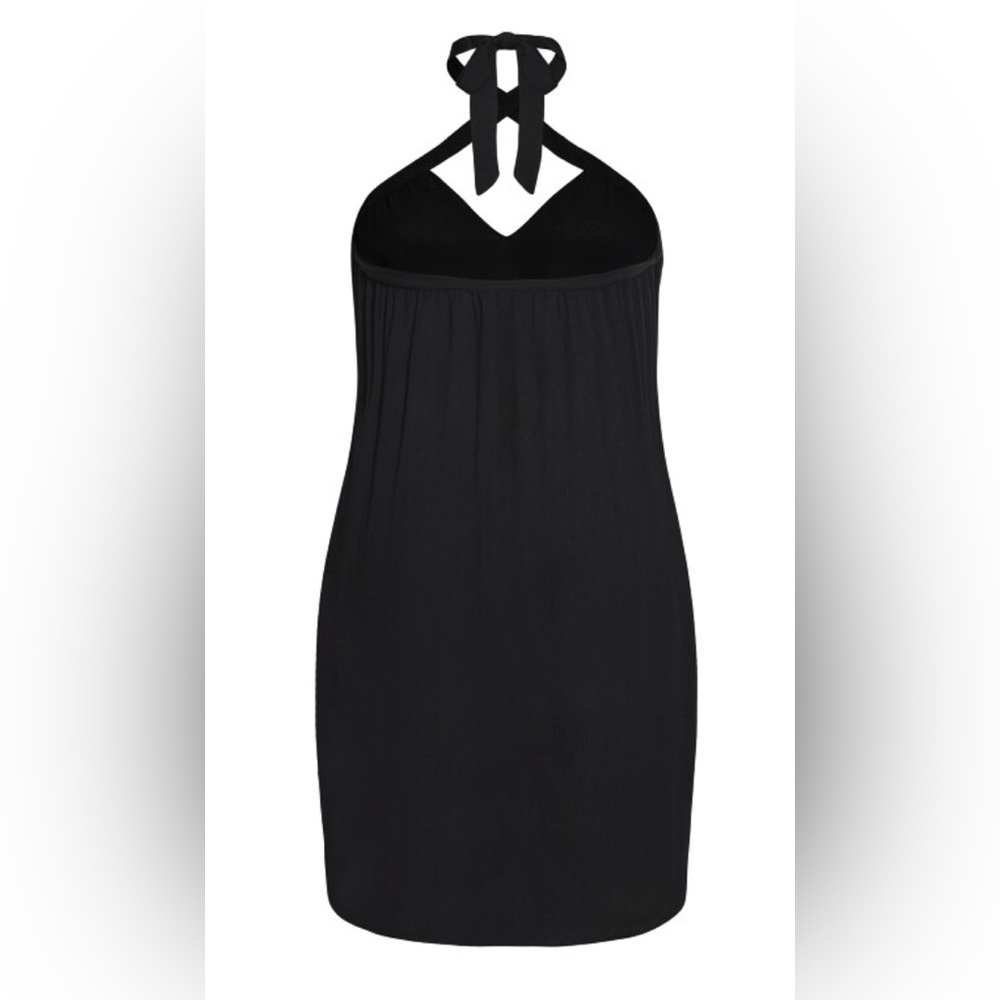 City Chic Criss Cross Halter Dress - Picture 9 of 10